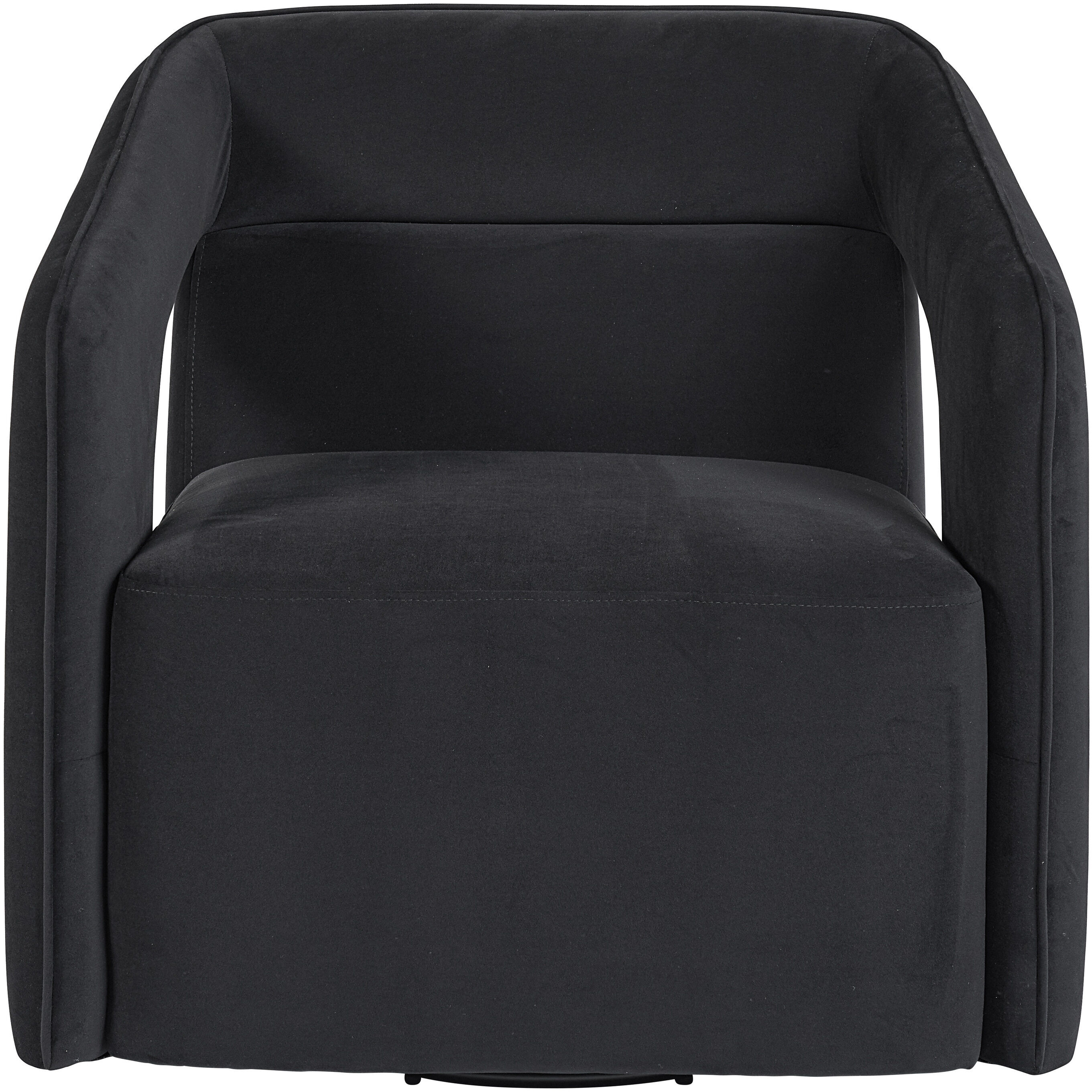 Kendrick Abbington Black Swivel Lounge Chair